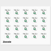 Halloween Trick-or-Treat Skeleton Ronde Sticker (Vel)