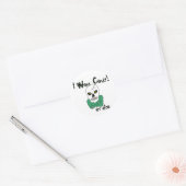 Halloween Trick-or-Treat Skeleton Ronde Sticker (Envelop)