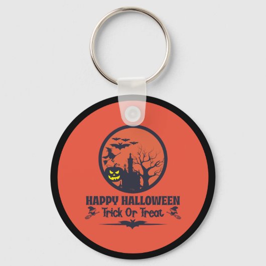 Halloween Trick or treat Sleutelhanger (Voorkant)