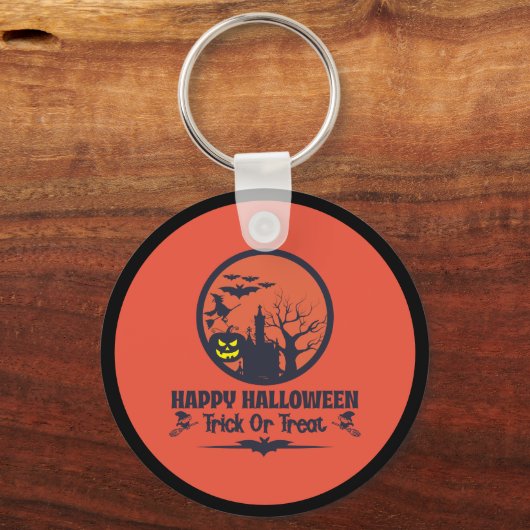 Halloween Trick or treat Sleutelhanger (Voorkant)