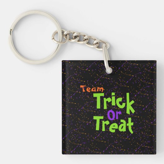 Halloween / Trick or treat / Sleutelhanger (voorkant)