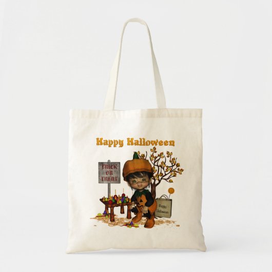 Halloween Trick or treat Snoep Bag Tote Bag (Voorkant)