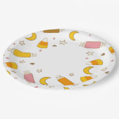 Halloween Trick or treat Snoep Classics Party Papieren Bordje (Gekanteld)