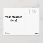 Halloween Trick or treat Snoep Ghost Briefkaart (Achterkant)