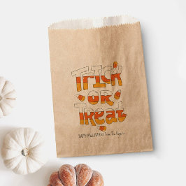 Halloween Trick or treat Snoepjes zakken Bedankzakje