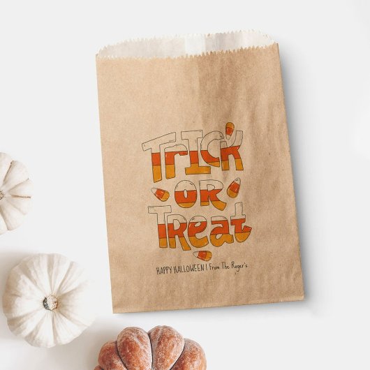Halloween Trick or treat Snoepjes zakken Bedankzakje