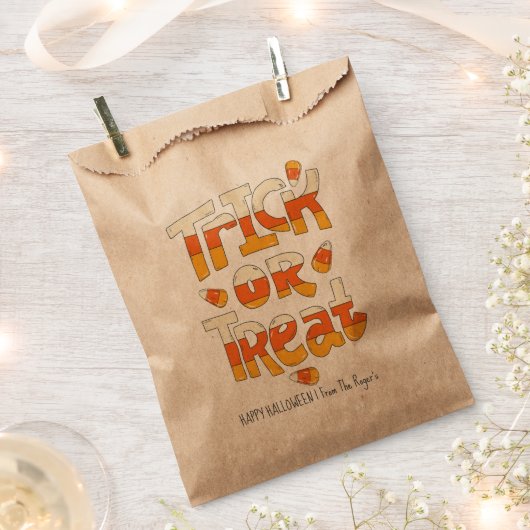 Halloween Trick or treat Snoepjes zakken Bedankzakje (Geknipt)
