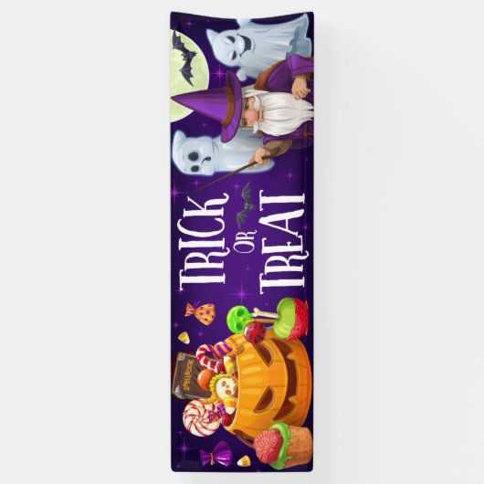 Halloween - Trick or treat Spandoek (Verticaal)