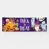Halloween - Trick or treat Spandoek (Horizontaal)