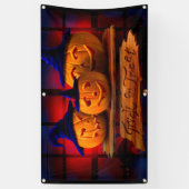 Halloween Trick or Treat Spandoek (Verticaal)