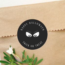 Halloween Trick or treat Spooky Ghost Cute Favor Ronde Sticker