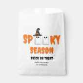Halloween Trick or treat - Spooky Season Ghosts Bedankzakje (Voorkant)