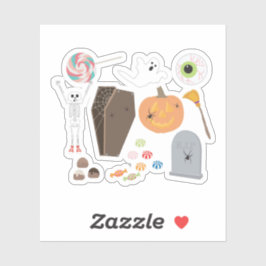 Halloween Trick or treat Sticker