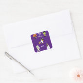 HALLOWEEN "TRICK OR TREAT STICKER PERSONALISEERD (Envelop)