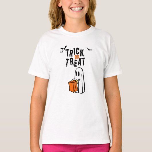 Halloween Trick or treat T-shirt (Voorkant)