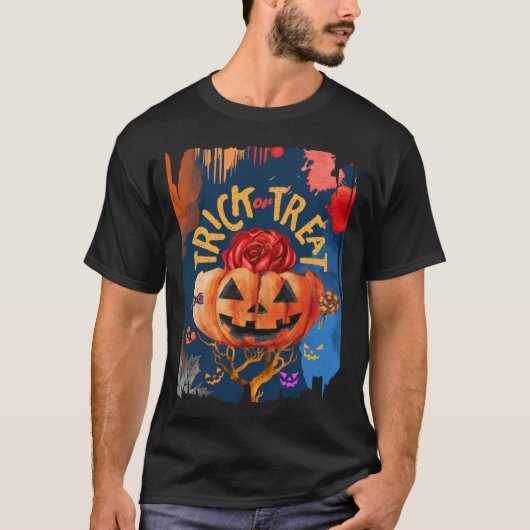 Halloween Trick or treat T-shirt (Voorkant)