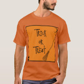 Halloween Trick or treat T-shirt (Voorkant)