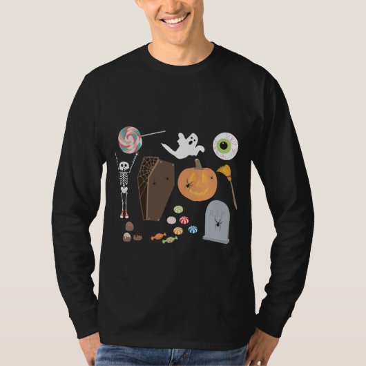 Halloween Trick or treat T-shirt (Voorkant)