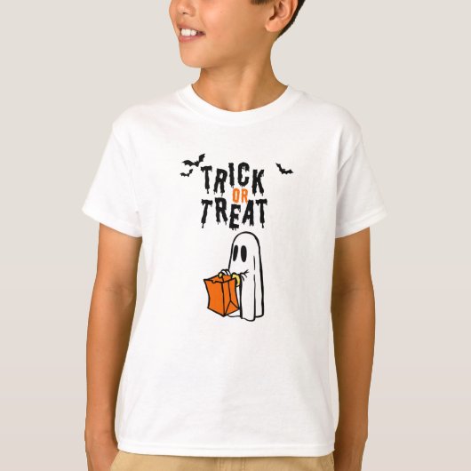 Halloween Trick Or Treat T-shirt (Voorkant)