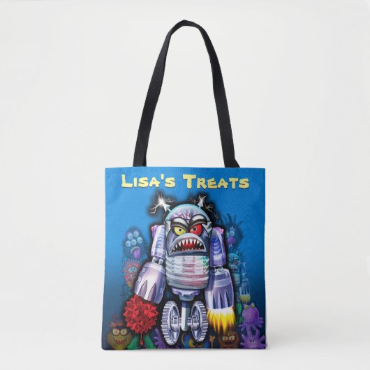 Halloween Trick-or-treat tas, aangepast Tote Bag (Voorkant)