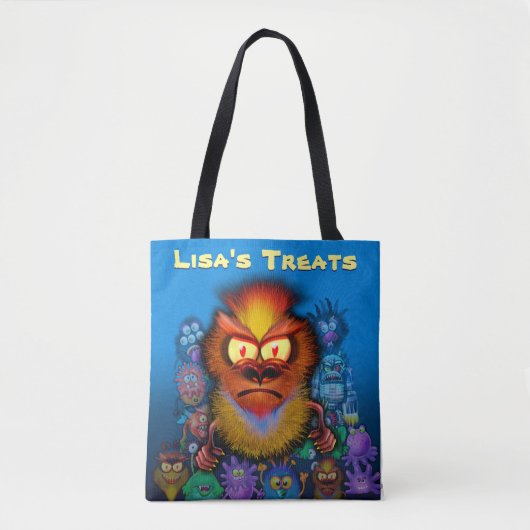 Halloween Trick-or-treat tas, aangepast Tote Bag (Voorkant)