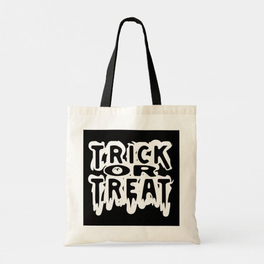 Halloween Trick or treat Tote Bag (Achterkant)
