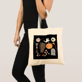 Halloween Trick or treat Tote Bag (Voorkant (product))