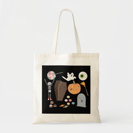 Halloween Trick or treat Tote Bag (Voorkant)