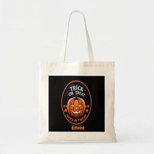 Halloween Trick or treat Tote Bag (Voorkant)