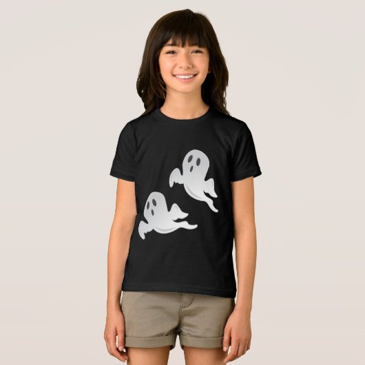 Halloween trick or treat Tri-Blend shirt (Voorkant volledig)