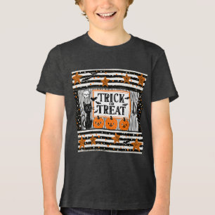 Halloween Trick or Treat Tri-Blend Shirt
