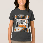 Halloween Trick or Treat Tri-Blend Shirt (Voorkant)