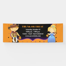 Halloween Trick or treat Trunk of Treat Banner