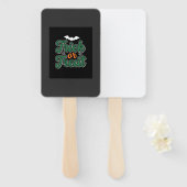 Halloween Trick or Treat Vleermuis Web Design_1 Handwaaier (Voorkant en achterkant)