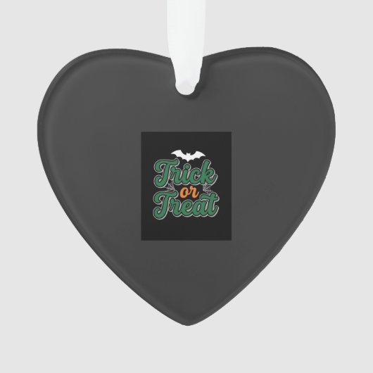 Halloween Trick or Treat Vleermuis Webdesign_1 Ornament (voorkant)