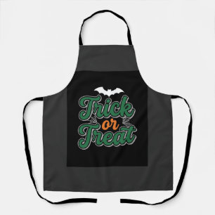 Halloween Trick or Treat Vleermuis Webdesign_1 Schort