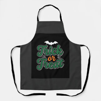 Halloween Trick or Treat Vleermuis Webdesign_1 Schort