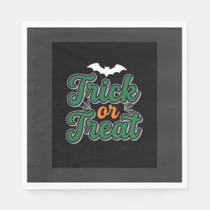Halloween Trick or Treat Vleermuis Webdesign_1 Servet