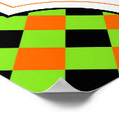 halloween trick or treat voor gebaren poster (Hoek)