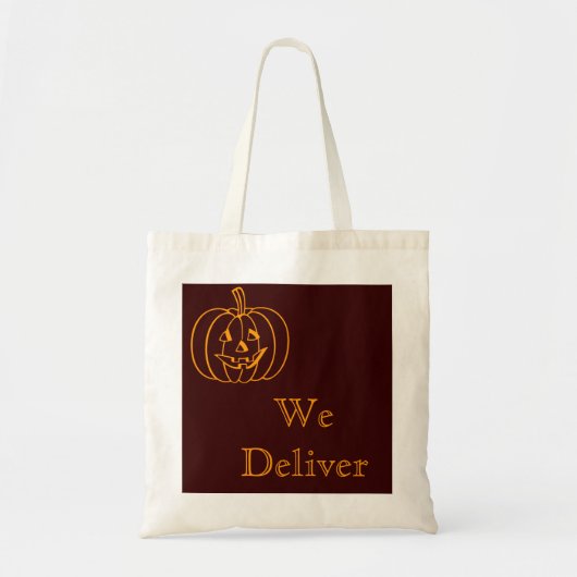 Halloween Trick or treat We leveren pompoenTas Tote Bag (Voorkant)