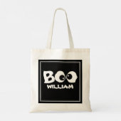 Halloween Trick or treat Whimsical Cute Ghost Tote Bag (Achterkant)