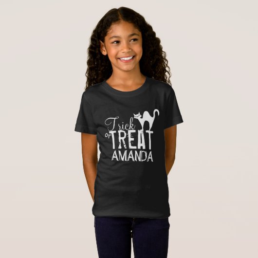Halloween Trick or treat Whimsical Ghost Eyes Boo T-shirt (Voorkant volledig)