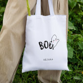 Halloween Trick or treat Whimsical Schattige Ghost Tote Bag