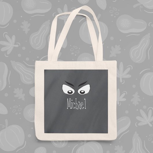 Halloween Trick or treat Whimsical Spooky Ghost Tote Bag