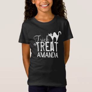 Halloween Trick or Treat Whimsische Geest Ogen Boe T-shirt
