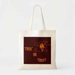 Halloween Trick or treat Witch Canvas tas