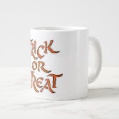 Halloween Trick or treat Words Grote Koffiekop (Voorkant rechts)