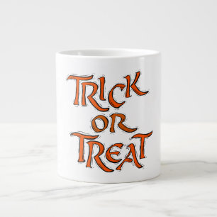 Halloween Trick or treat Words Grote Koffiekop