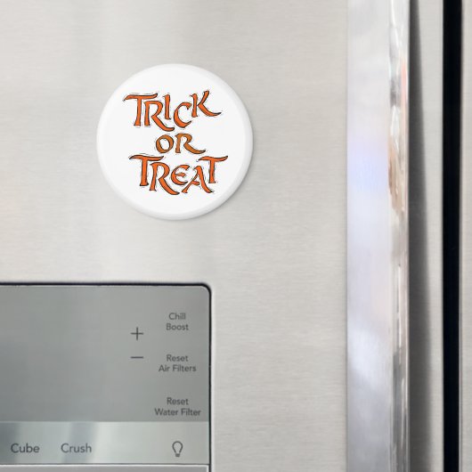 Halloween Trick or treat Words Magneet (Insitu (Koelkast))