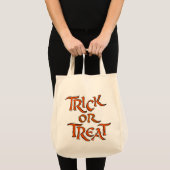 Halloween Trick or treat Words Tote Bag (Voorkant (product))